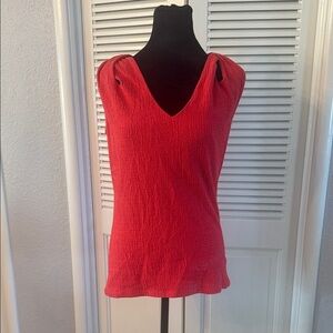 Michael Kors Vibrant Red Blouse